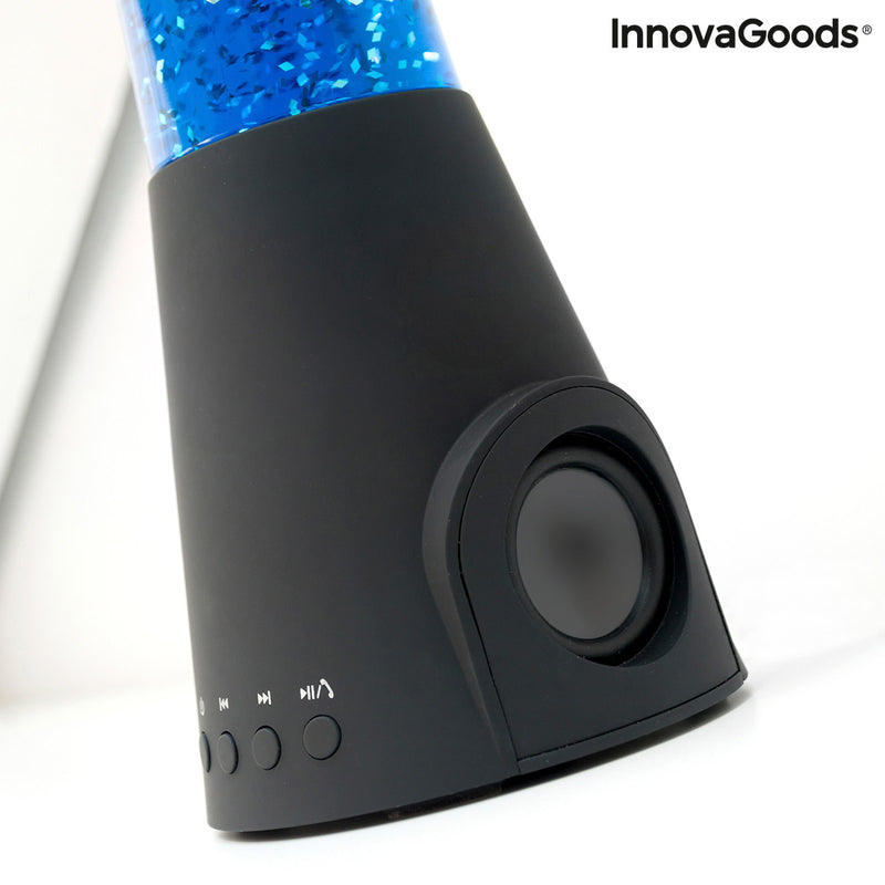 Glitterlampa med högtalare och mikrofon Flödeslampa InnovaGoods