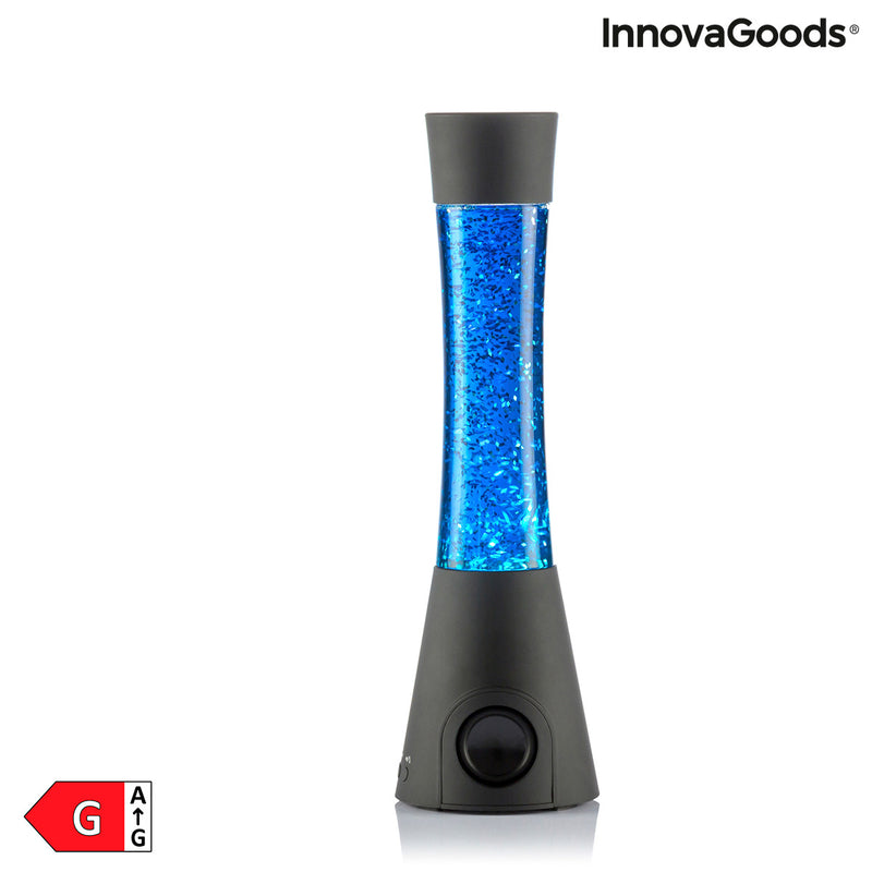 Lampe à Paillettes avec Haut-Parleur et Microphone Flow Lamp InnovaGoods