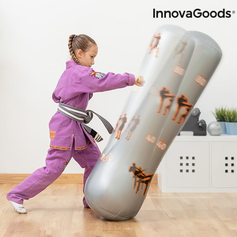 Sac de frappe de boxe gonflable pour enfants avec support InnovaGoods