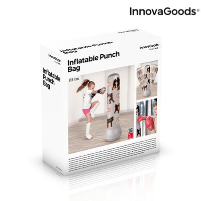 Sac de frappe de boxe gonflable pour enfants avec support InnovaGoods