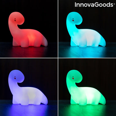Lampada LED multicolore dinosauro Lightosaurus InnovaGoods