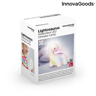 Lampada LED multicolore dinosauro Lightosaurus InnovaGoods