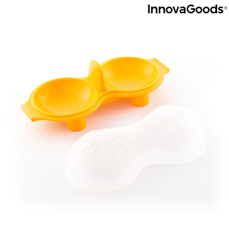 Cuiseur à œufs double en silicone Oovi InnovaGoods