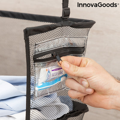 Zusammenklappbares, tragbares Regal zur Organisation von Gepäck Sleekbag InnovaGoods