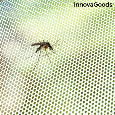 Zuschneidbares selbstklebendes Fenstergitter gegen Mücken, weiß, InnovaGoods