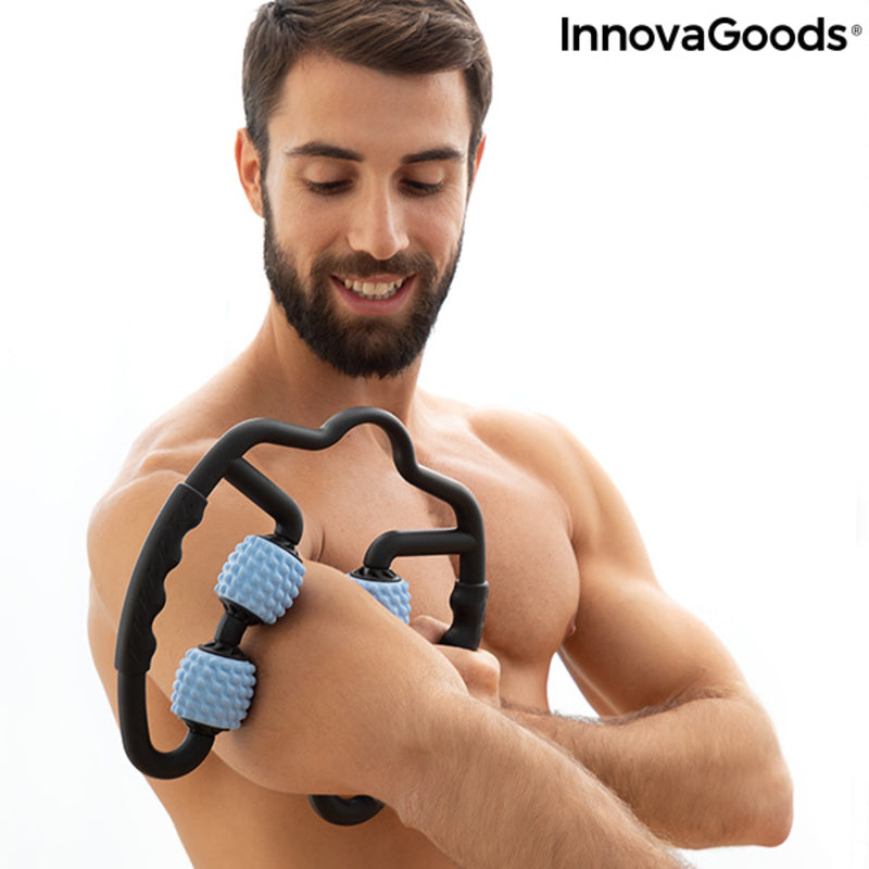 Self massager for Muscles with rollers Rolax InnovaGoods
