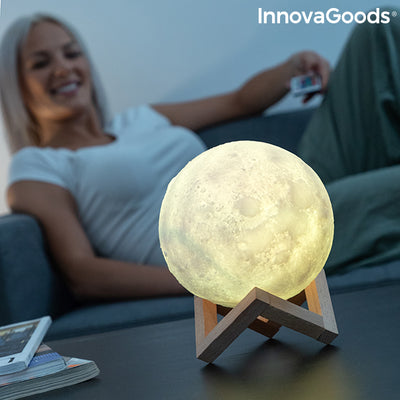 Oplaadbare LED-maanlamp Moondy InnovaGoods