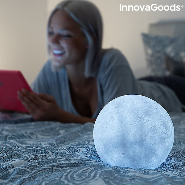 Uppladdningsbar LED Moon Lamp Moondy InnovaGoods