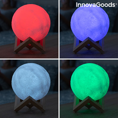 Wiederaufladbare LED-Mondlampe Moondy InnovaGoods