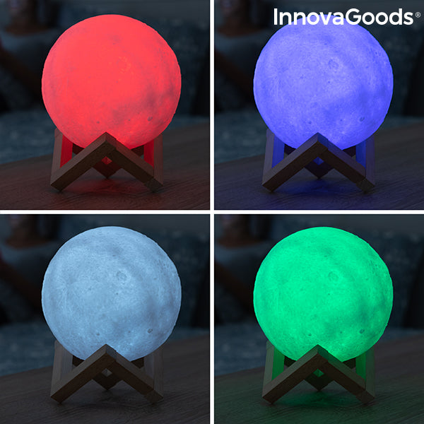 Rechargeable LED Moon Lamp Moondy InnovaGoods