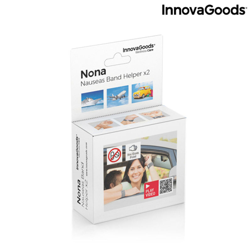 Anti-Übelkeit-Armband mit Nei-Kuan-Druckpunkt Nona InnovaGoods (2er-Pack)
