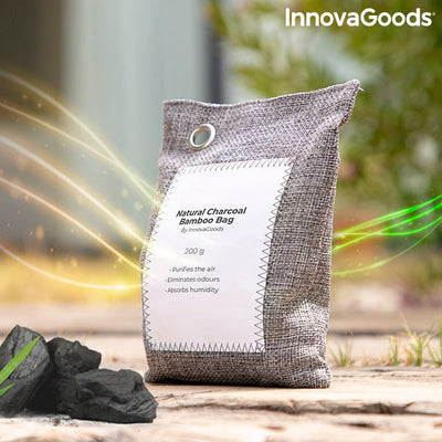Set luchtzuiverende zakjes met actieve kool Bacoal InnovaGoods (pak van 2)