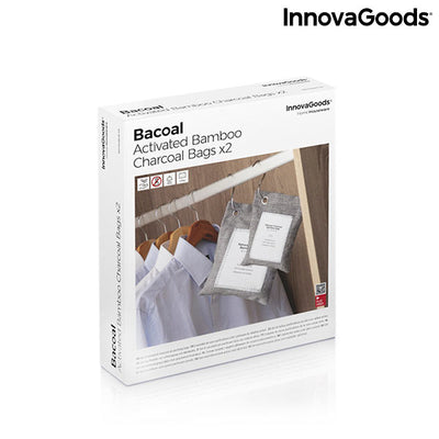 Set Luftreinigungsbeutel mit Aktivkohle Bacoal InnovaGoods (2er-Pack)