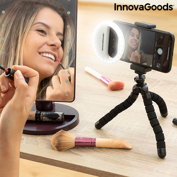 Anneau Lumineux Selfie Rechargeable Instahoop InnovaGoods