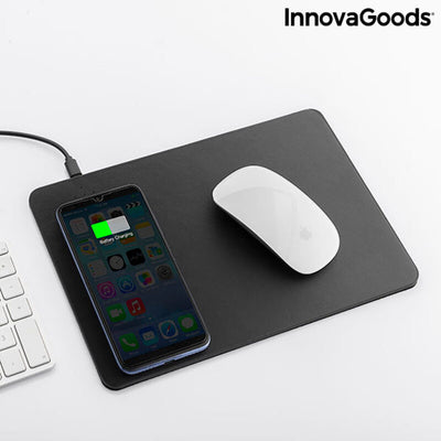 Tappetino per mouse 2 in 1 con pad di ricarica wireless InnovaGoods