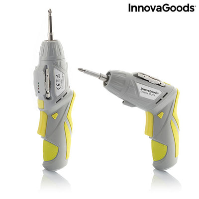 Multi-position Wireless Electric Screwdriver with Accessories Drivelite InnovaGoods 33 Pieces