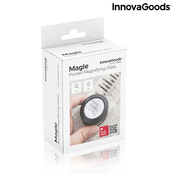 Pocket Magnifying Glass with LED Magle InnovaGoods