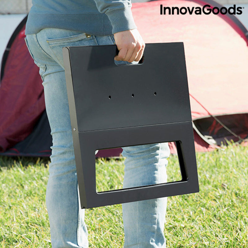 Barbecue portable pliable à utiliser avec Charcoal FoldyQ InnovaGoods