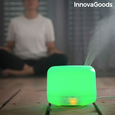 Aromadiffusor Luftbefeuchter mit mehrfarbiger LED Steloured InnovaGoods