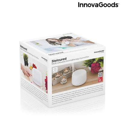Humidificateur Diffuseur d'Arômes avec LED Multicolore Stelored InnovaGoods