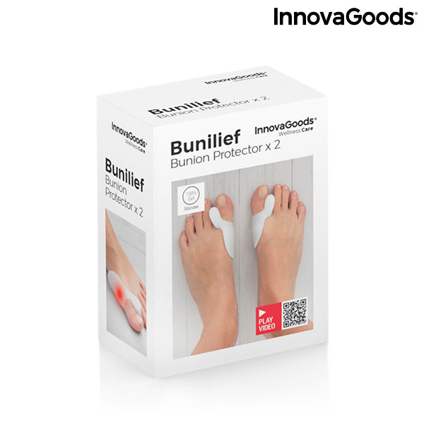 Silicone Bunion Corrector Protector Bunilief InnovaGoods Pack of 2 units