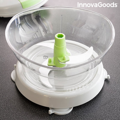 4-in-1 Manual Spinner, Chopper and Mixer with Accessories and Recipes Chopix InnovaGoods