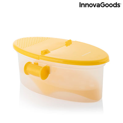 Cuiseur de pâtes micro-ondes 4 en 1 avec accessoires et recettes Pastrainest InnovaGoods