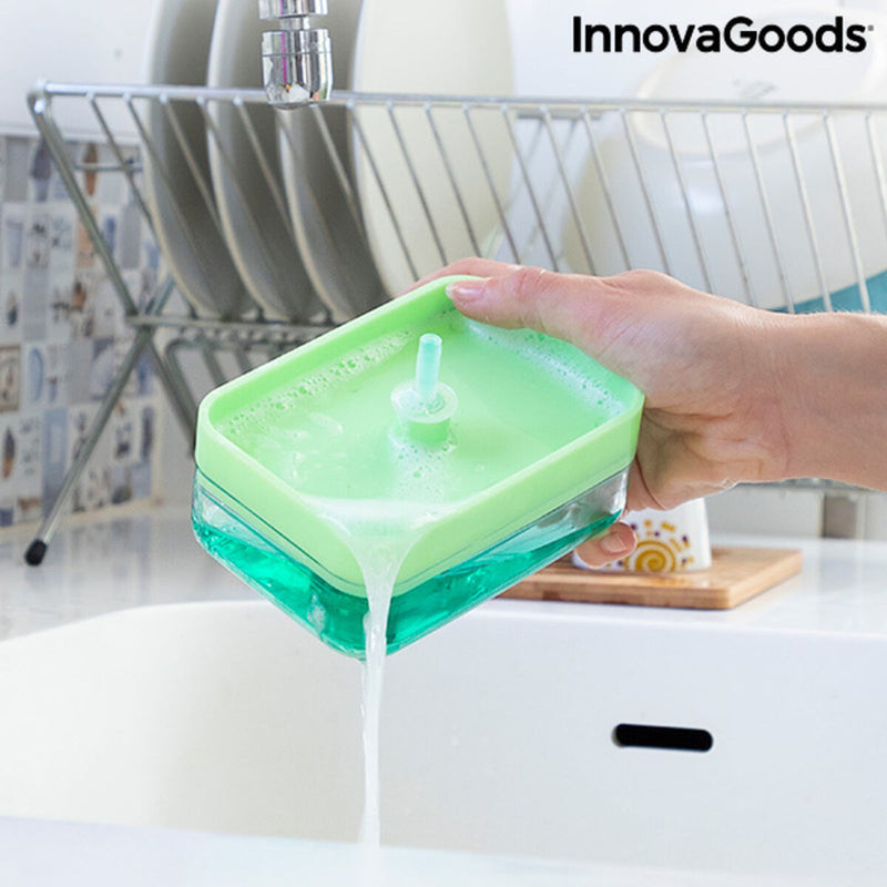 2-in-1 Soap Dispenser for the Kitchen Sink Pushoap InnovaGoods