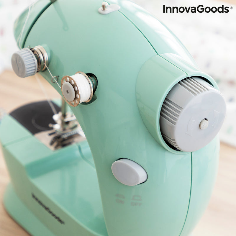 Mini Portable Sewing Machine with LED, Thread Cutter and Accessories Sewny InnovaGoods