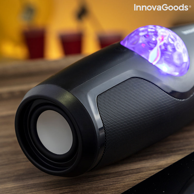 Rechargeable Wireless Speaker with Disco Lights Waflash InnovaGoods