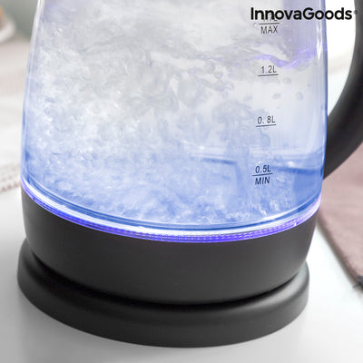 Elektrischer Wasserkocher mit LED-Licht Ketled InnovaGoods 2200 W