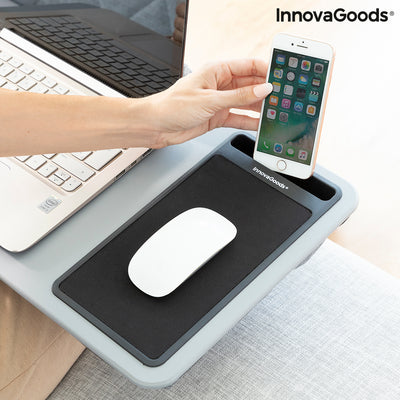 Tragbarer Laptop-Schreibtisch mit XL-Kissen Deskion InnovaGoods