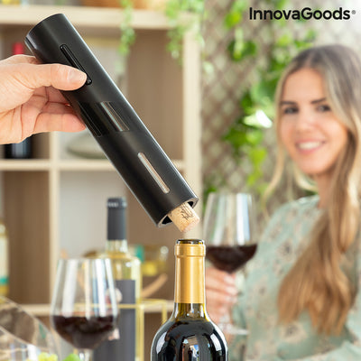 Elektrisk korkskruv med tillbehör för vinkorkning InnovaGoods