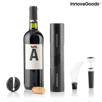 Electric Corkscrew with Accessories for Wine Corking InnovaGoods