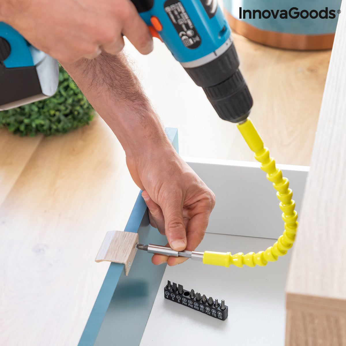 Flexible Magnetic Screwdriver Extender with Accessories Drillex Innova ...
