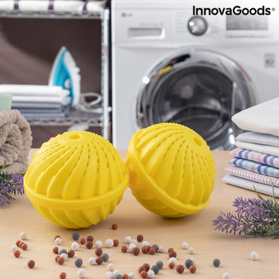 Bälle zum Waschen von Kleidung ohne Waschmittel Delieco InnovaGoods Packung mit 2 Einheiten