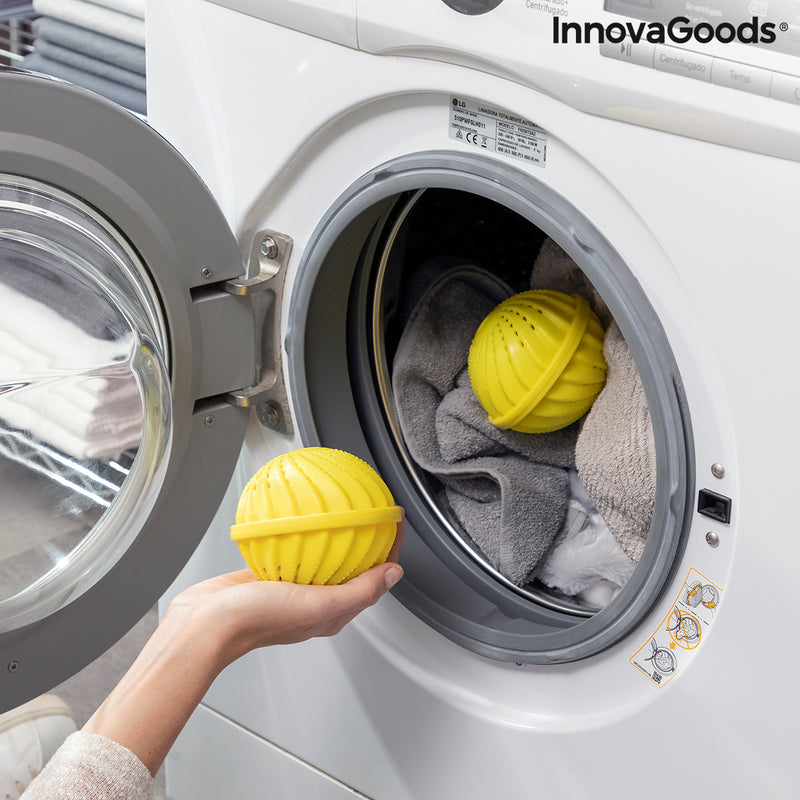 Bollar för att tvätta kläder utan tvättmedel Delieco InnovaGoods Paket med 2 enheter