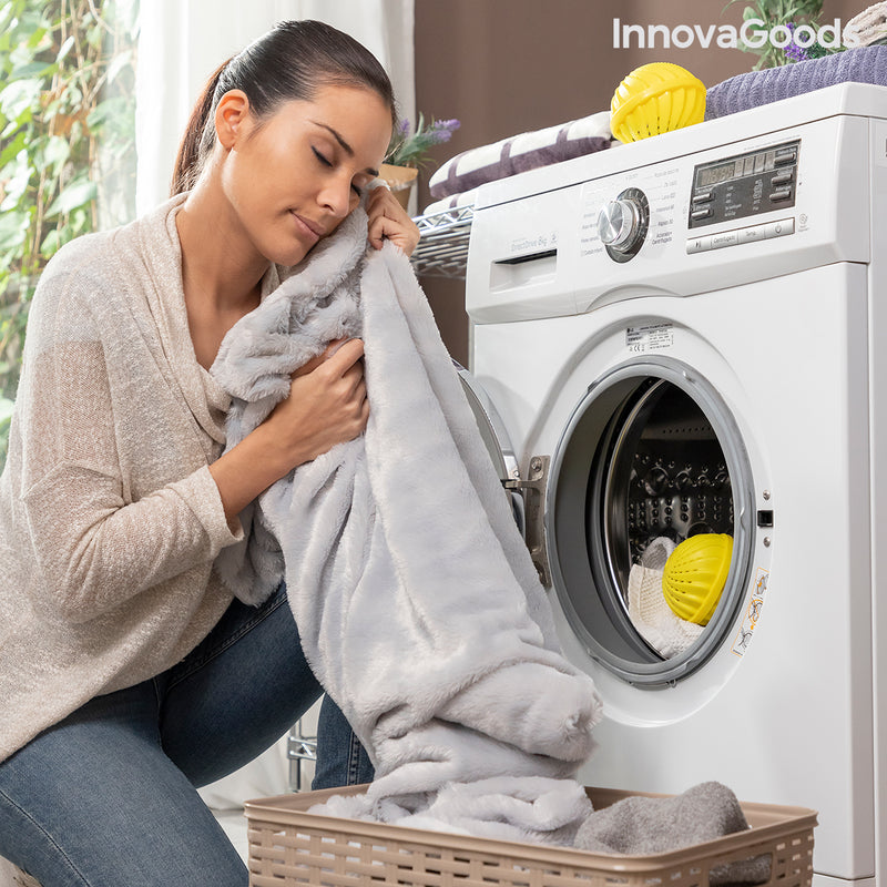 Bälle zum Waschen von Kleidung ohne Waschmittel Delieco InnovaGoods Packung mit 2 Einheiten