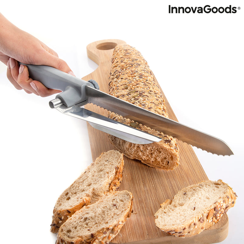Broodmes met verstelbare snijgeleider Kutway InnovaGoods