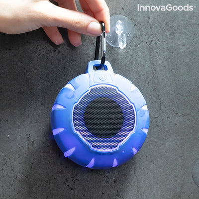 Floating Wireless Speaker with LED Floaker InnovaGoods