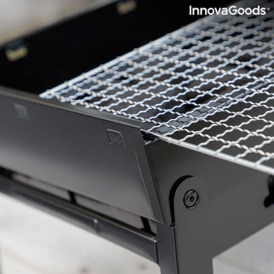 Barbecue portable pliable à utiliser avec le charbon de bois BearBQ InnovaGoods