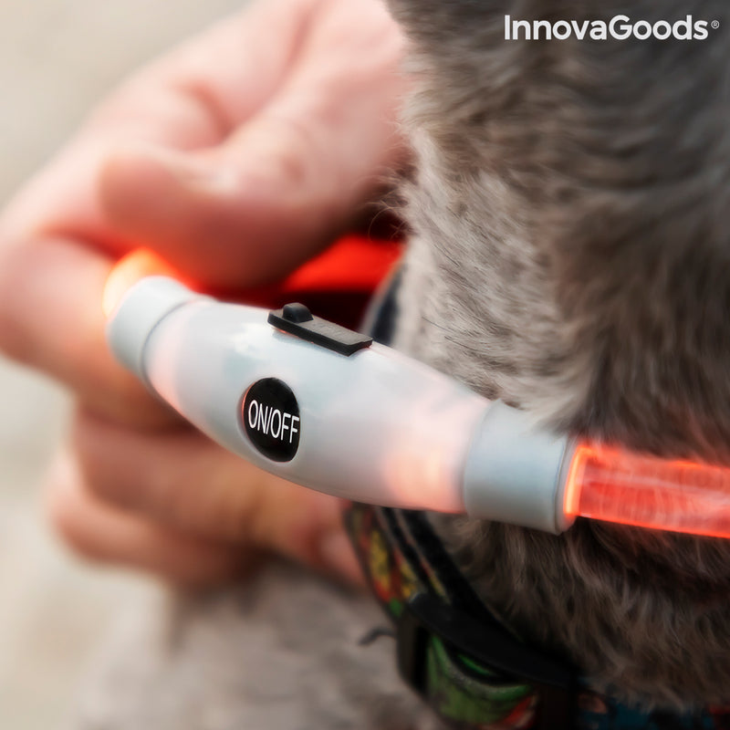 LED halsband voor huisdieren Petlux InnovaGoods