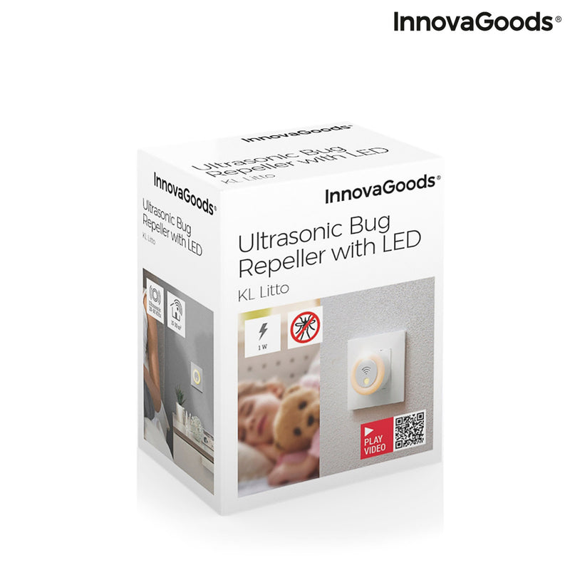Ultrasonic Repeller with LED KL Litto InnovaGoods