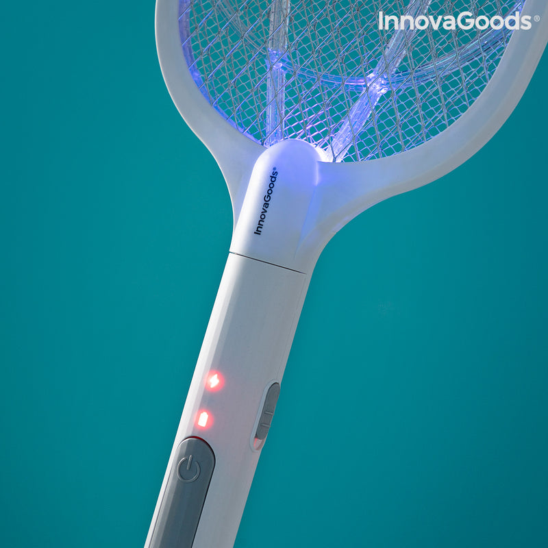 Racchetta per uccidere gli insetti ricaricabile 2 in 1 con luce UV KL Rak InnovaGoods