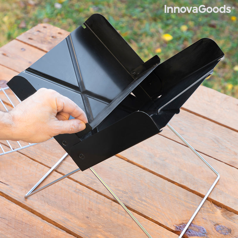 Mini Barbecue Portable Pliant pour Charcoal Foldecue InnovaGoods