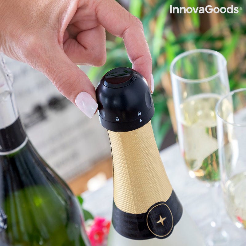 Ensemble de Bouchons à Champagne Fizzave InnovaGoods Pack de 2 unités