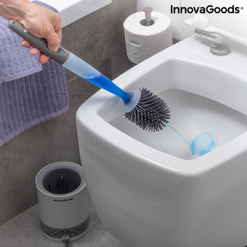 Toiletborstel met Afwasmiddel Dispenser Bruilet InnovaGoods