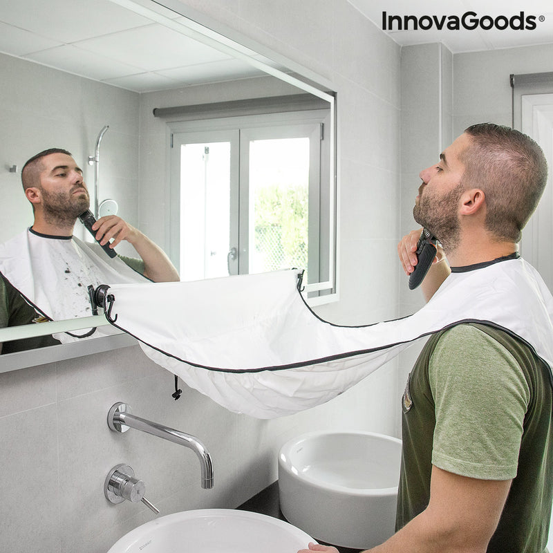 Beard-Trimming Bib with Suction Cups Bibdy InnovaGoods