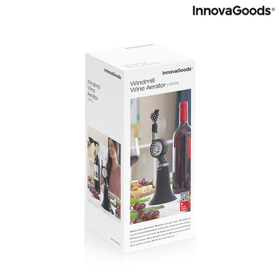 Aérateur de vin avec moulin à vent et support Wimil InnovaGoods