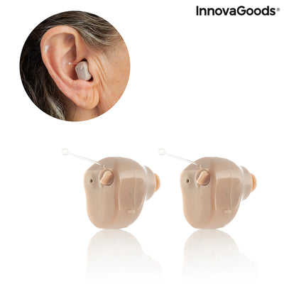In-Ear-Hörverstärker mit Zubehör Hearzy InnovaGoods 2 Einheiten